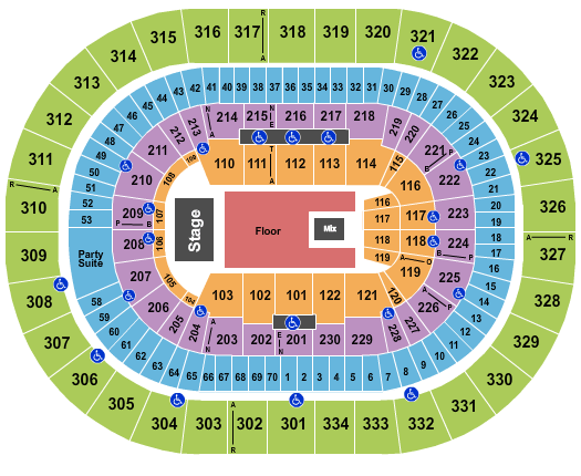 Moda Center Erykah Badu Seating Chart